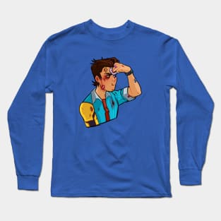 Tftbl Rhys beat up from Tales from the Borderlands Long Sleeve T-Shirt